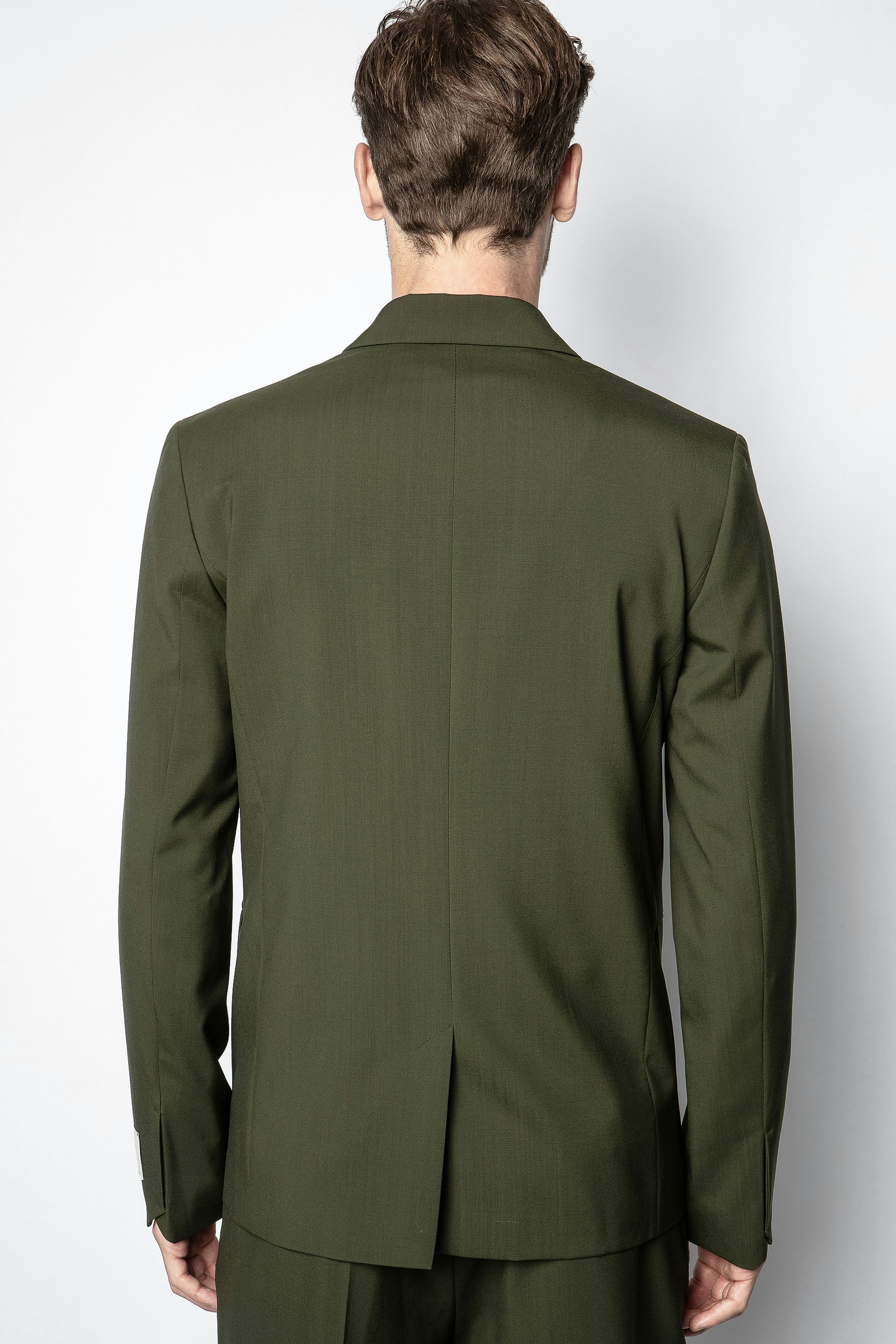 Version Wool jacket - Men’s blue jacket.